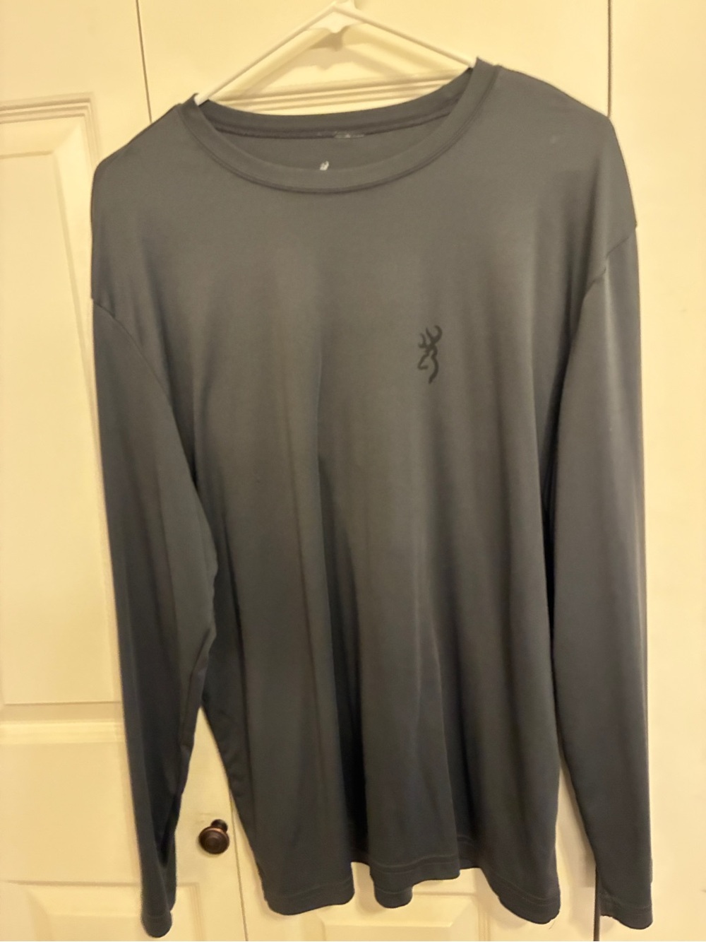 Browning Men's Long Sleeve Performance Tee - Slate Grey